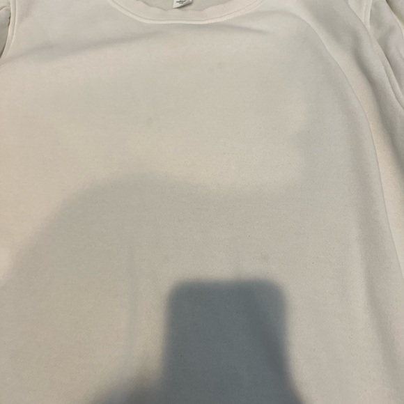 H&M MAMA Maternity Sweatshirt with Eyelet Embroidery Cream Large - Picture 10 of 13